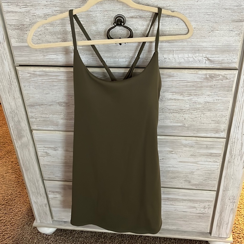 Forest green athletic dress
